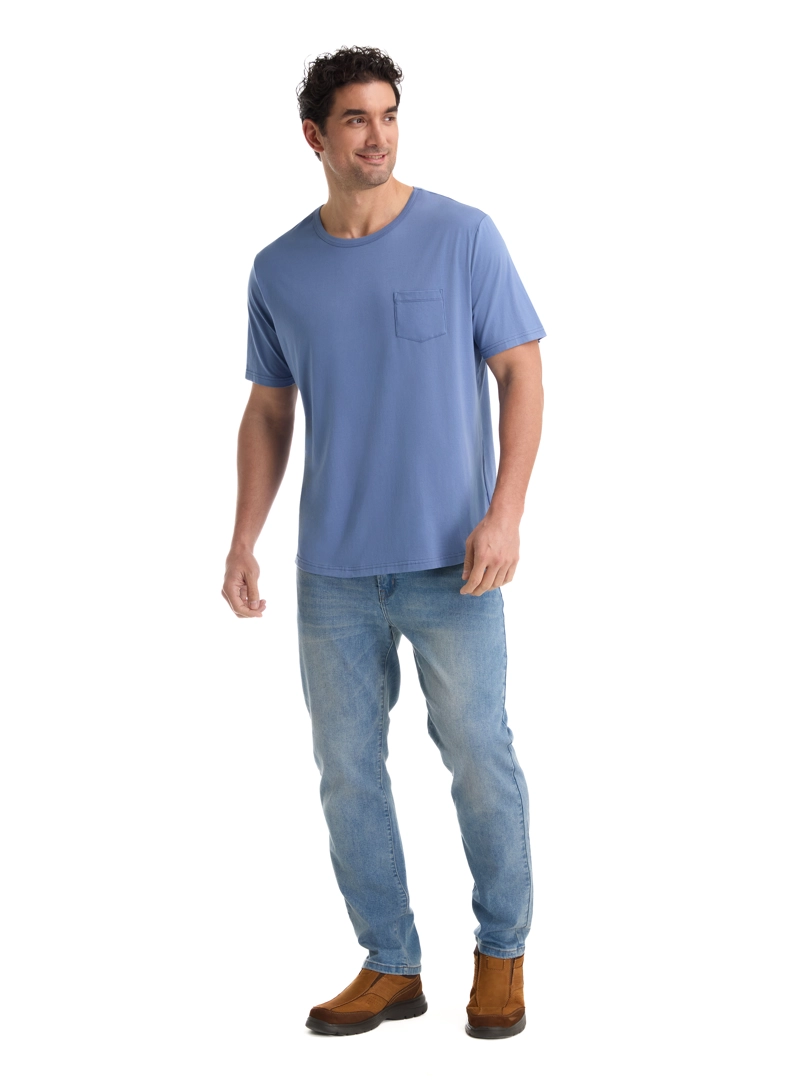 POLERA CASUAL HOMBRE PANAMA JACK - I967 | AZUL CLARO - 2