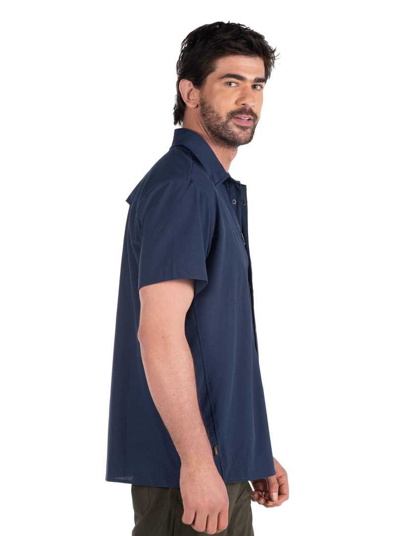 CAMISA HOMBRE OUTDOOR MANGA CORTA PJACK - PAH003M | AZUL - 3