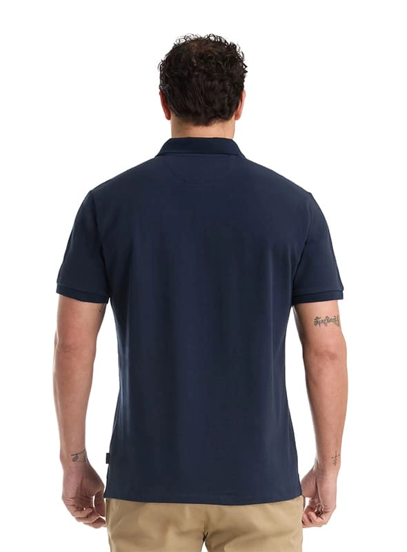POLERA HOMBRE PIQUE PANAMA JACK - K859 | AZUL MARINO - 3