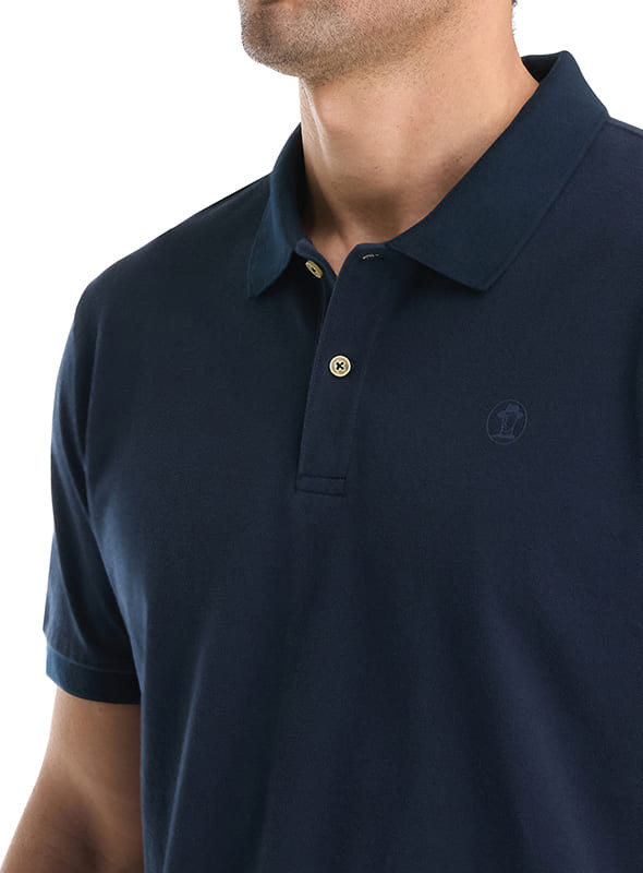 POLERA CASUAL HOMBRE PANAMA JACK - K859 | AZUL MARINO - 6
