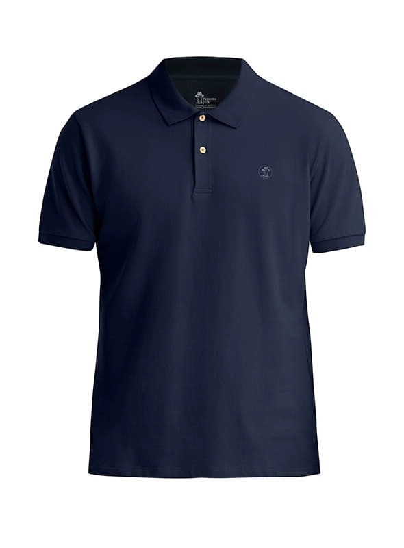 POLERA HOMBRE PIQUE PANAMA JACK - K859 | AZUL MARINO - 7
