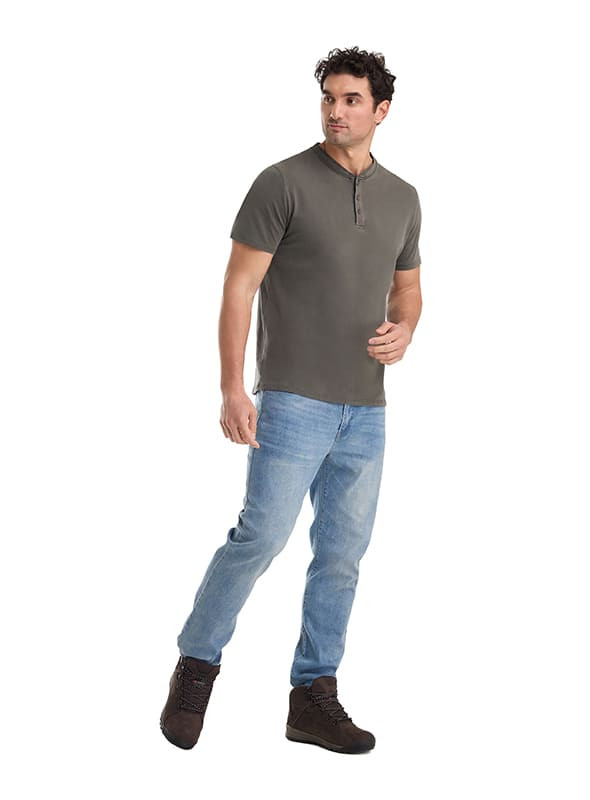 POLERA CASUAL HOMBRE PANAMA JACK - K860 | GRIS OSCURO - 5