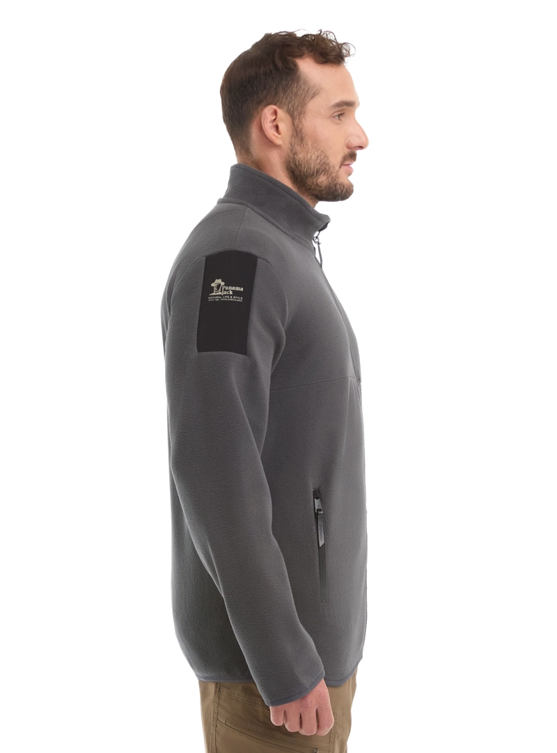 POLERON HOMBRE POLAR FLEECE FULL ZIPPER PANAMA JACK - L968 | GRIS - 3