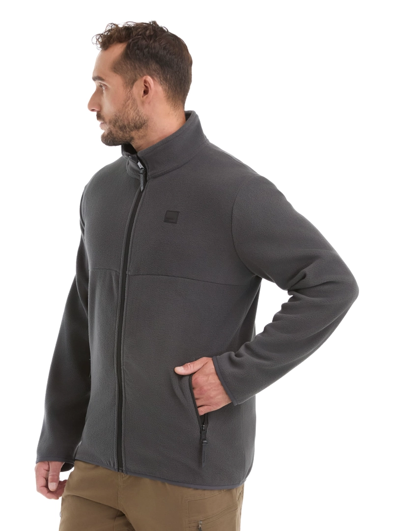 POLERON HOMBRE POLAR FLEECE FULL ZIPPER PANAMA JACK - L968 | GRIS - 4