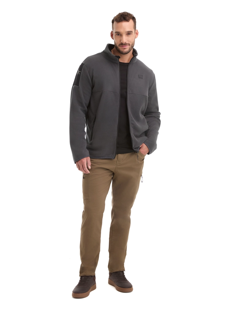 POLERON HOMBRE POLAR FLEECE FULL ZIPPER PANAMA JACK - L968 | GRIS - 7
