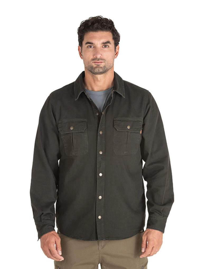 CHAQUETA OVERSHIRT TIPO MEZCILLA HOMBRE PANAMA JACK - J924 | NEGRO - 2