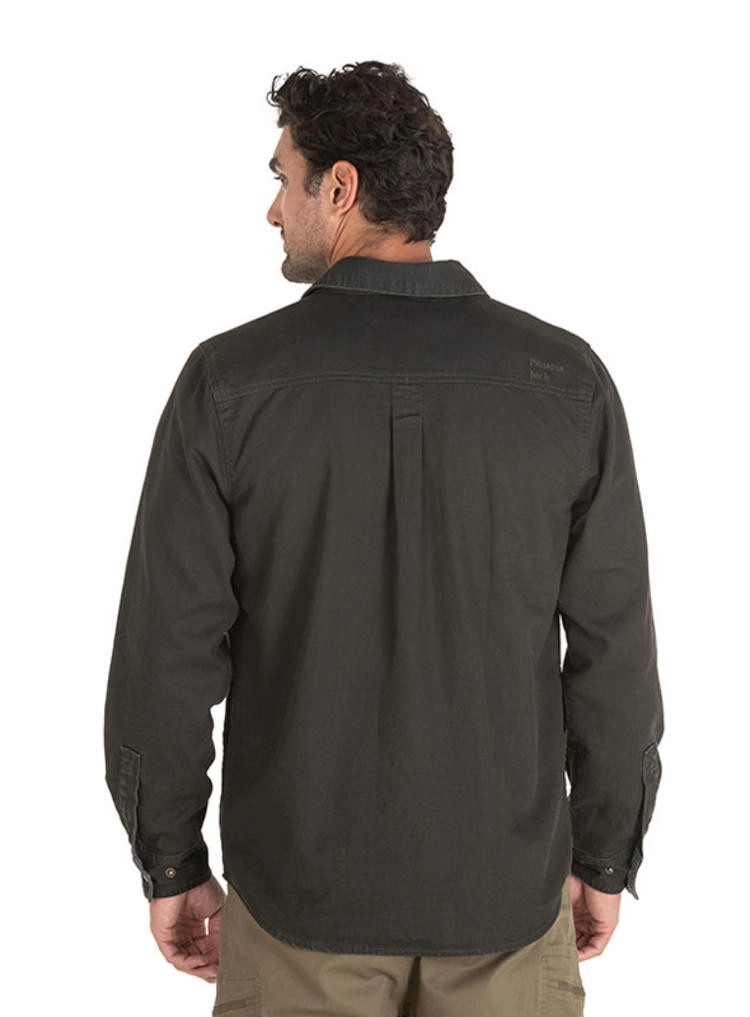 CHAQUETA OVERSHIRT TIPO MEZCILLA HOMBRE PANAMA JACK - J924 | NEGRO - 4