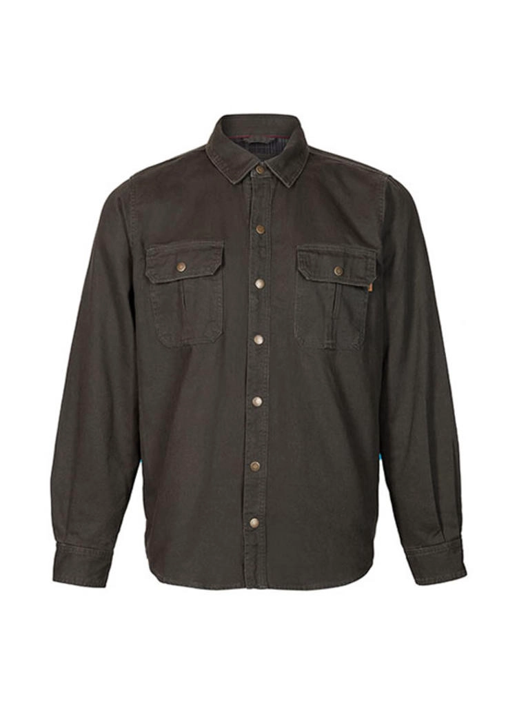 CHAQUETA OVERSHIRT TIPO MEZCILLA HOMBRE PANAMA JACK - J924 | NEGRO - 7