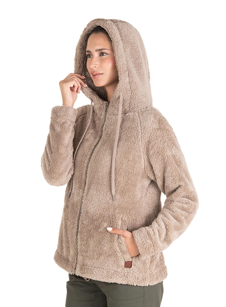 POLERON POLAR MUJER PANAMA JACK - J913 | MARRON CLARO - 4