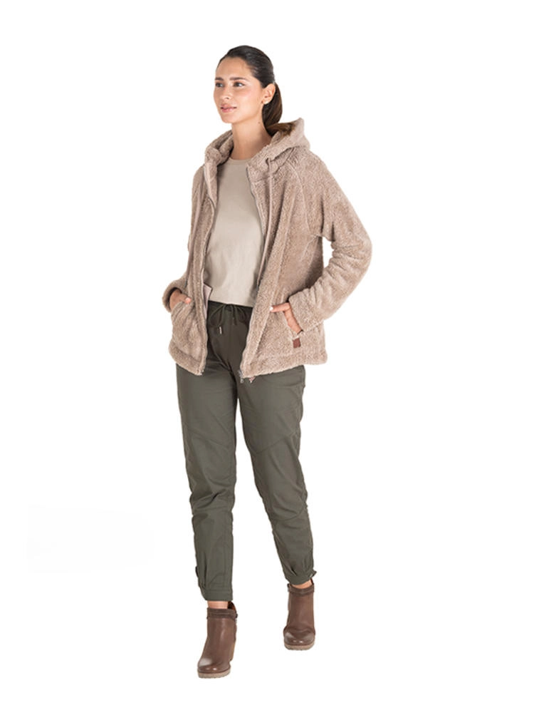 POLERON POLAR MUJER PANAMA JACK - J913 | MARRON CLARO - 6