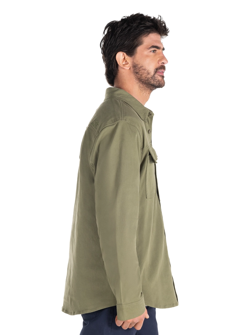 SOBRE CAMISA OVERSHIRT HOMBRE PANAMA JACK - PJH009M | VERDE - 3
