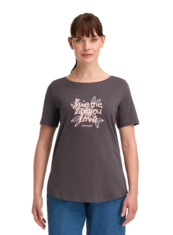 POLERA MUJER ESTAMPADO ALGODON PANAMA JACK - K842 | BEIGE - 8