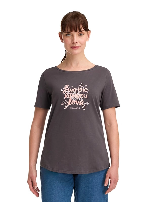 POLERA MUJER ESTAMPADO ALGODON PANAMA JACK - K842 | BEIGE - 8