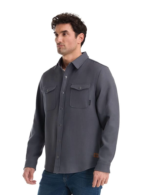 SOBRECAMISA CASUAL HOMBRE PANAMA JACK - K871 | GRIS - 5