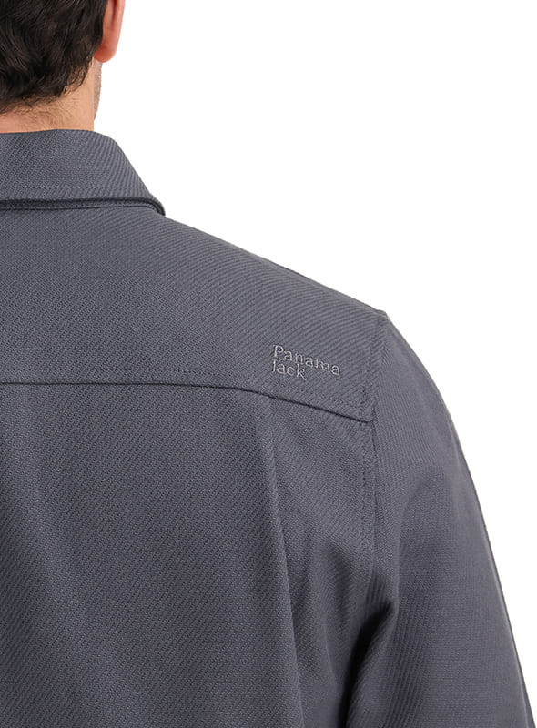 SOBRECAMISA CASUAL HOMBRE PANAMA JACK - K871 | GRIS - 7