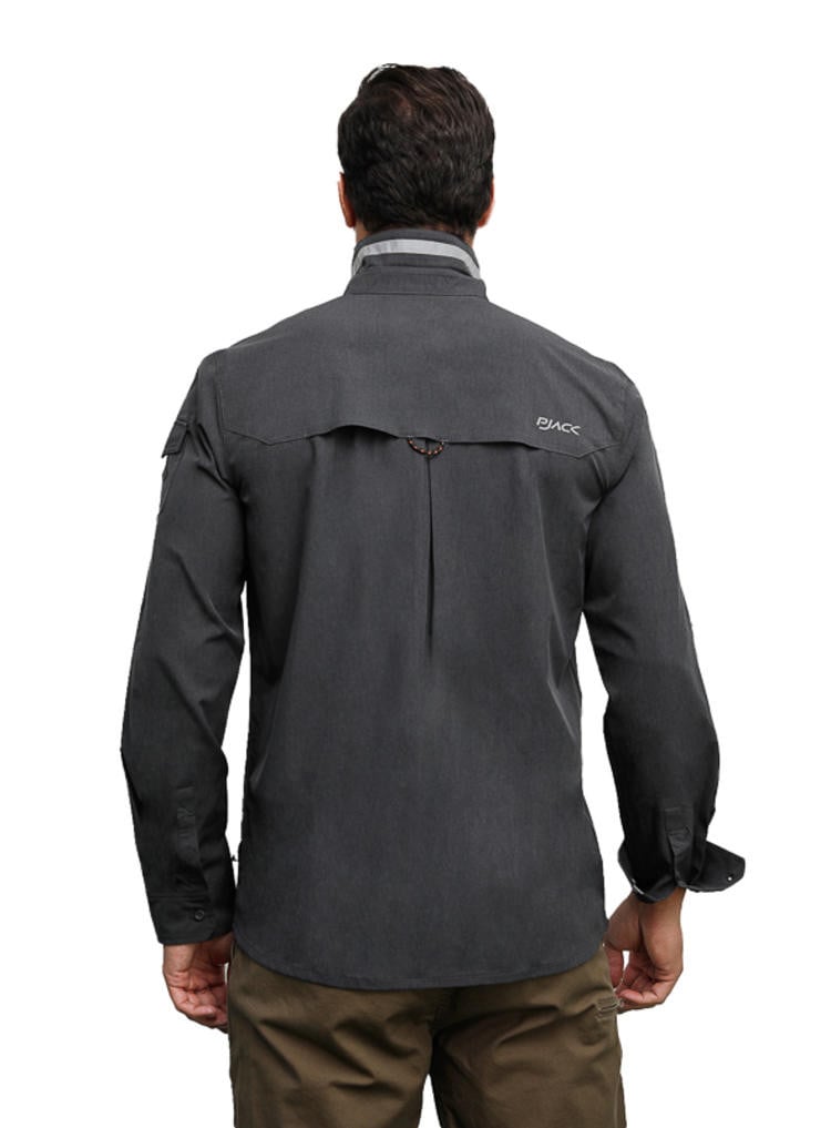 CAMISA OUTDOOR HOMBRE PANAMA JACK - H959 | GRIS - 3