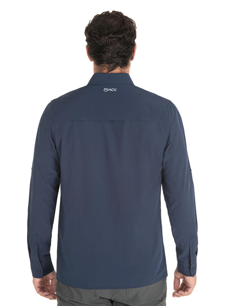 CAMISA HOMBRE OUTDOOR PJACK - J929 | AZUL - 3