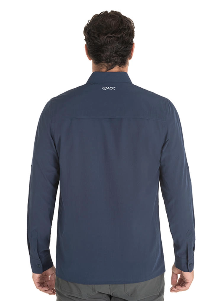 CAMISA HOMBRE OUTDOOR PJACK - J929 | AZUL - 3