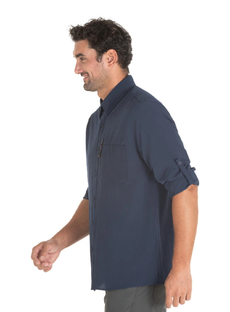 CAMISA HOMBRE OUTDOOR PJACK - J929 | AZUL - 4
