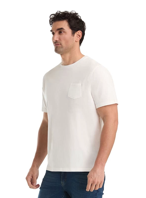 POLERA HOMBRE ALGODON MANGA CORTA PANAMA JACK - K858 | BLANCO - 5