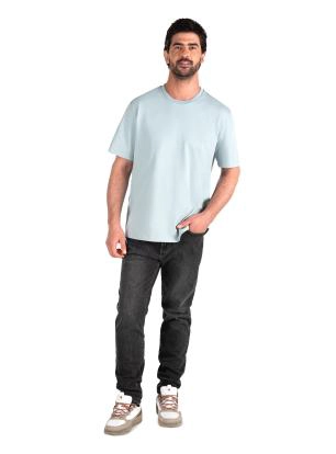 POLERA HOMBRE ALGODON PANAMA JACK - PJH001M | CELESTE - 2