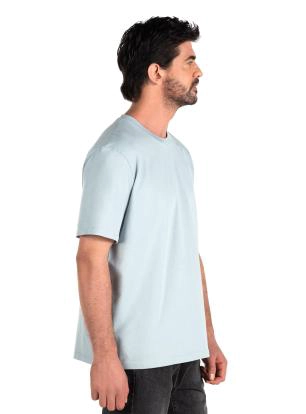 POLERA HOMBRE ALGODON PANAMA JACK - PJH001M | CELESTE - 5
