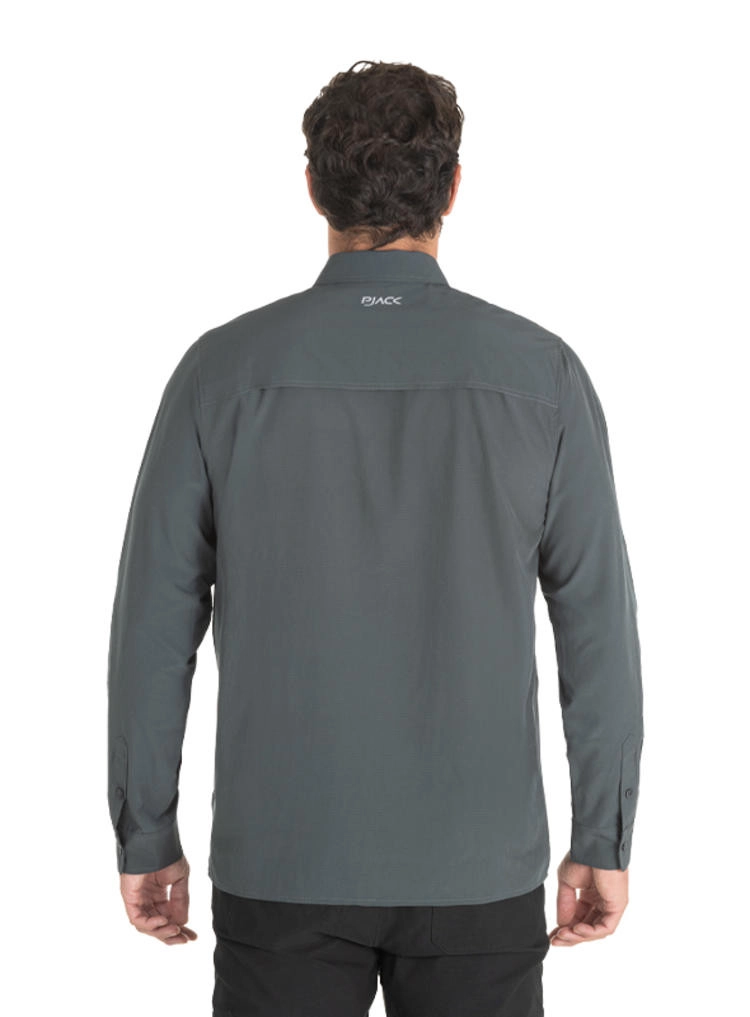 CAMISA HOMBRE OUTDOOR PJACK - J929 | GRIS - 3