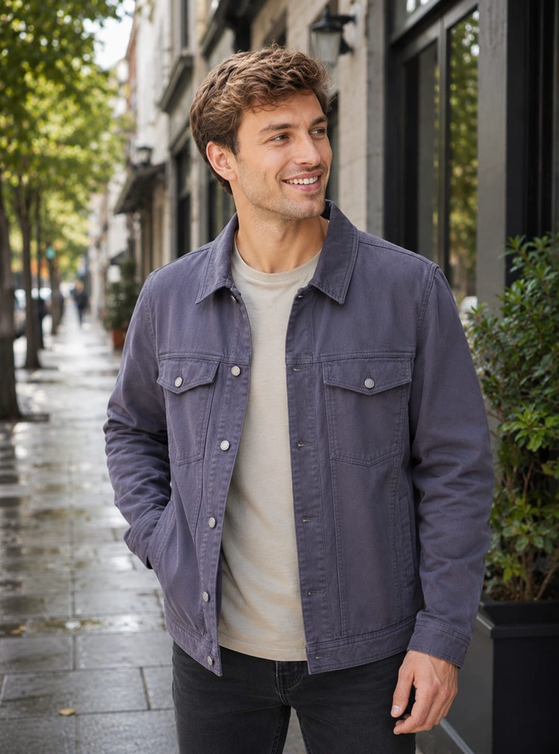 CHAQUETA HOMBRE TWILL PANAMA JACK - G958 - 1