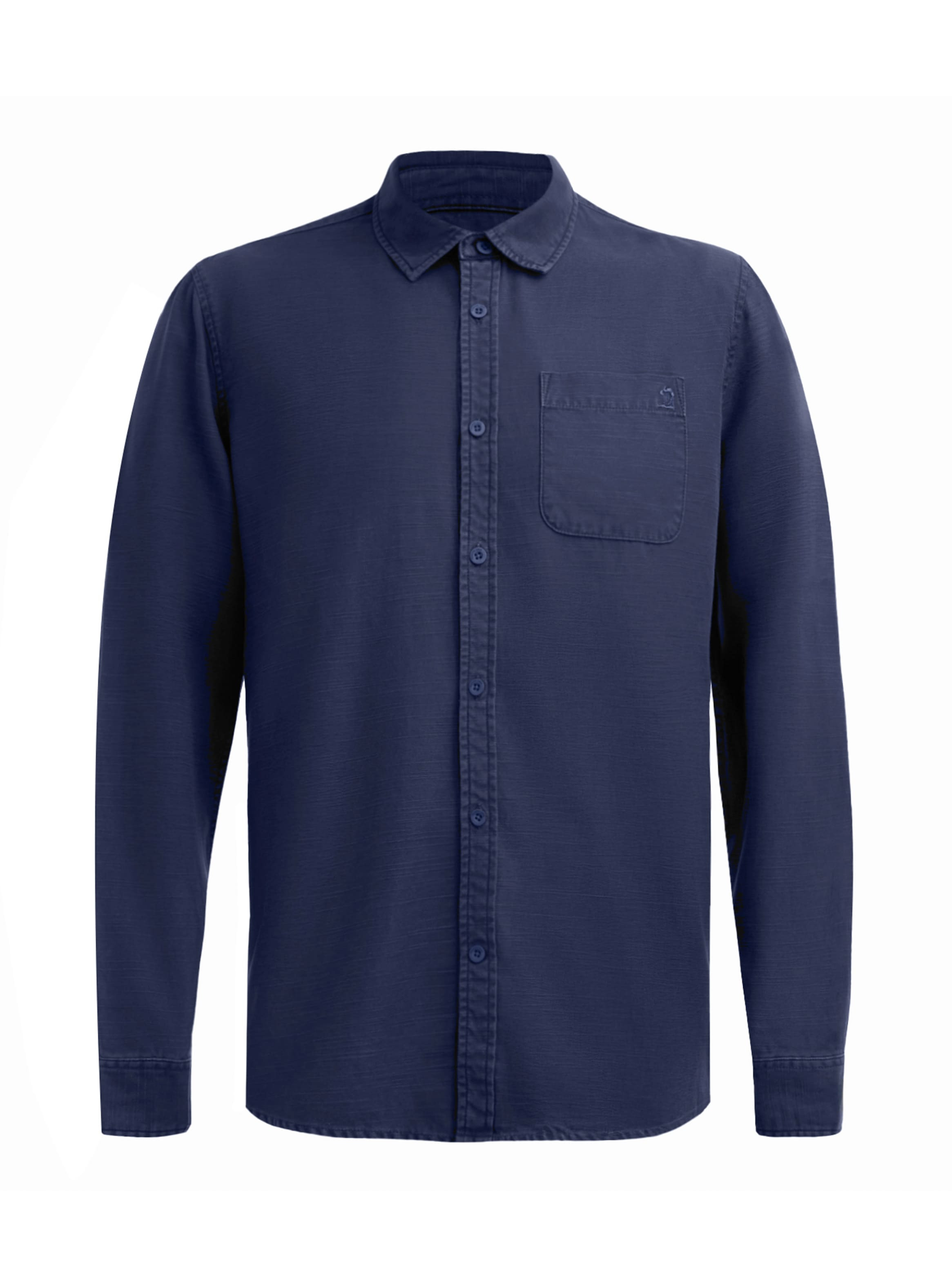 CAMISA HOMBRE MANGA LARGA TWILL CASUAL PANAMA JACK - L961 | AZUL - 8