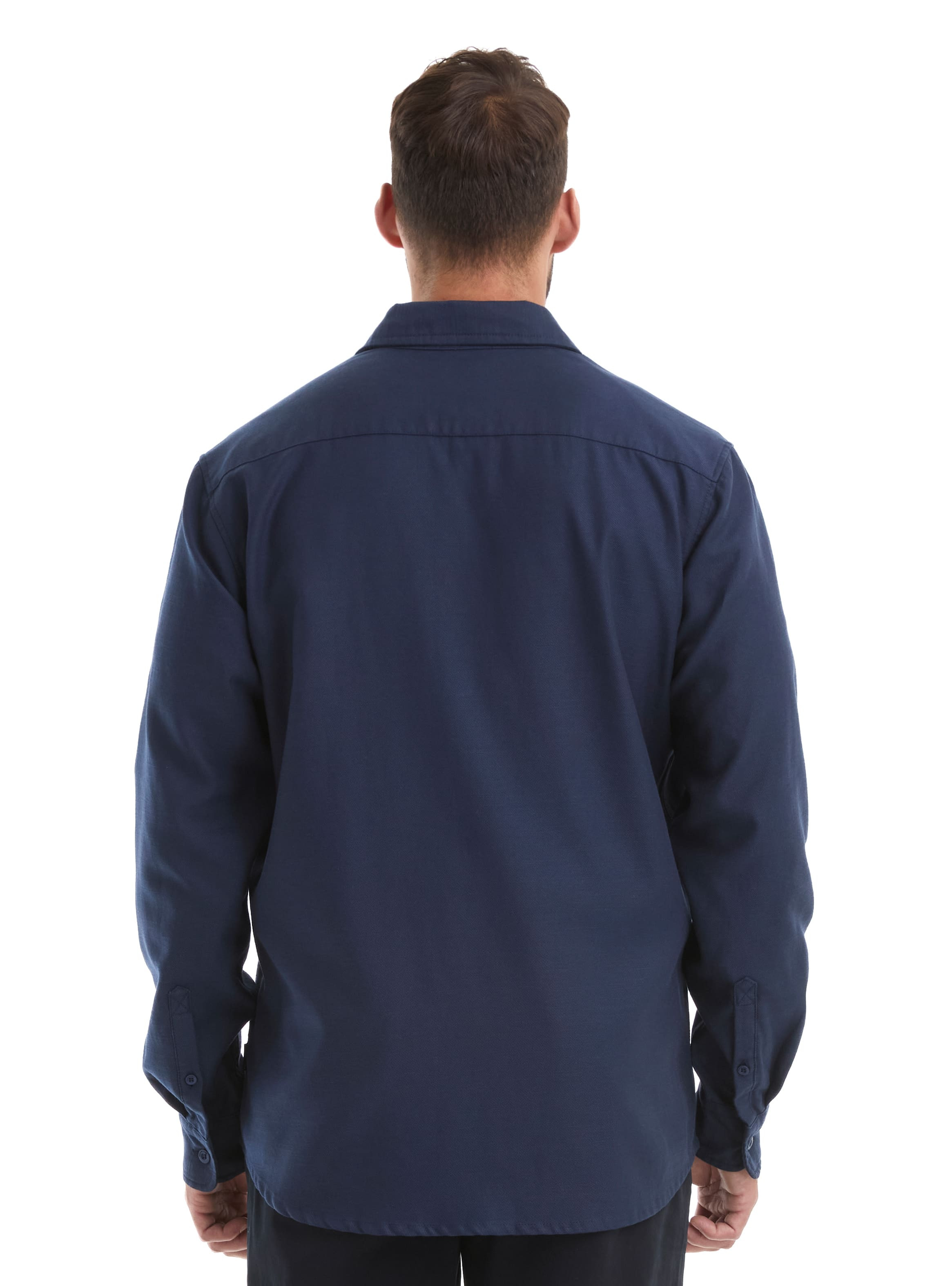 CAMISA HOMBRE MANGA LARGA TWILL CASUAL PANAMA JACK - L961 | AZUL - 9