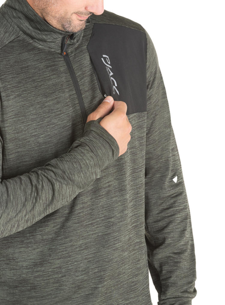 POLERON OUTDOOR Y CASUAL HOMBRE PJACK - J931 | VERDE - 5