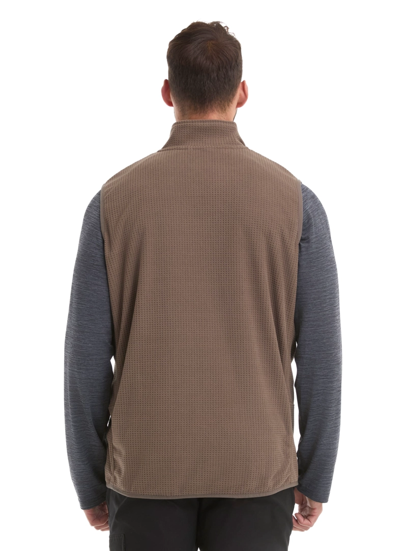 POLERON HOMBRE SIN MANGAS POLAR WAFLE PANAMA JACK - L979 | MARRON CLARO - 2