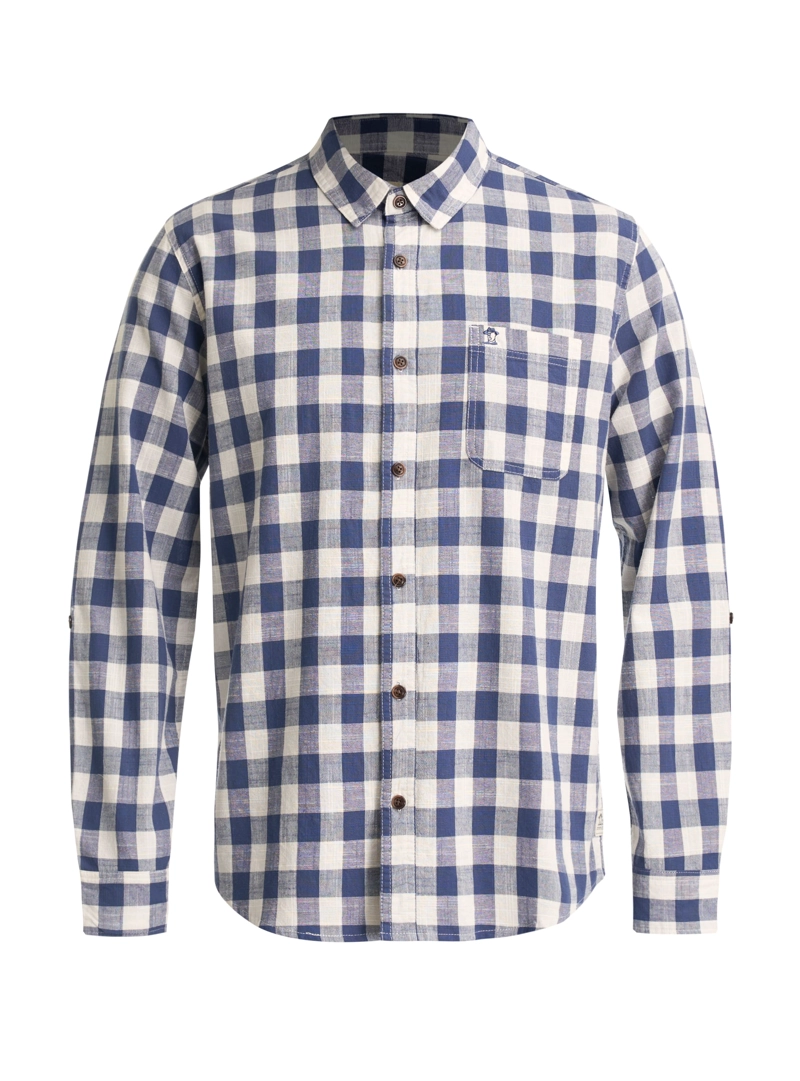 CAMISA HOMBRE LINO PANAMA JACK - K865 | AZUL - 3