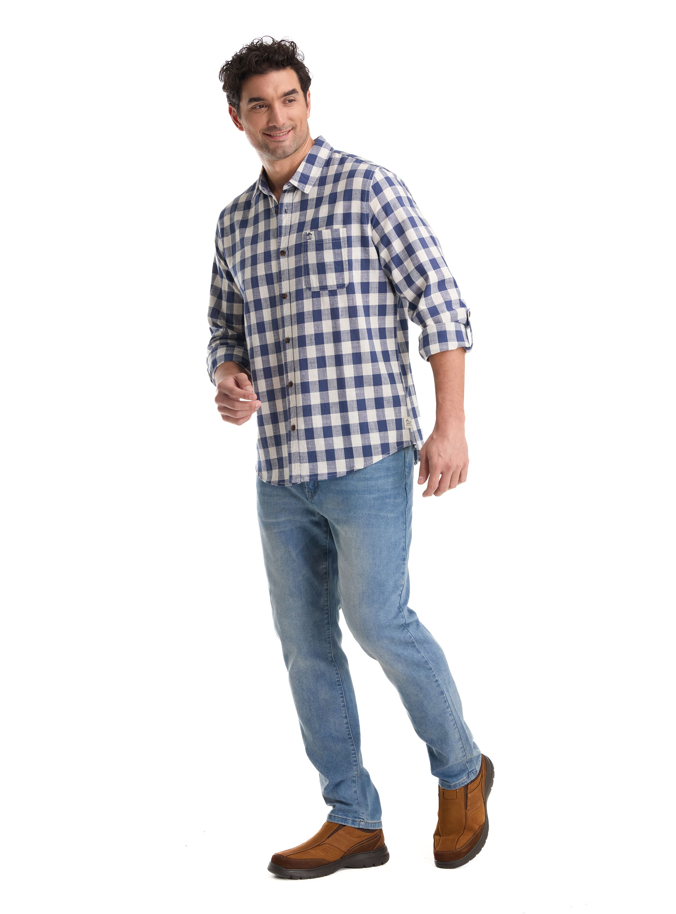 CAMISA CASUAL HOMBRE PANAMA JACK - K865 | AZUL - 5