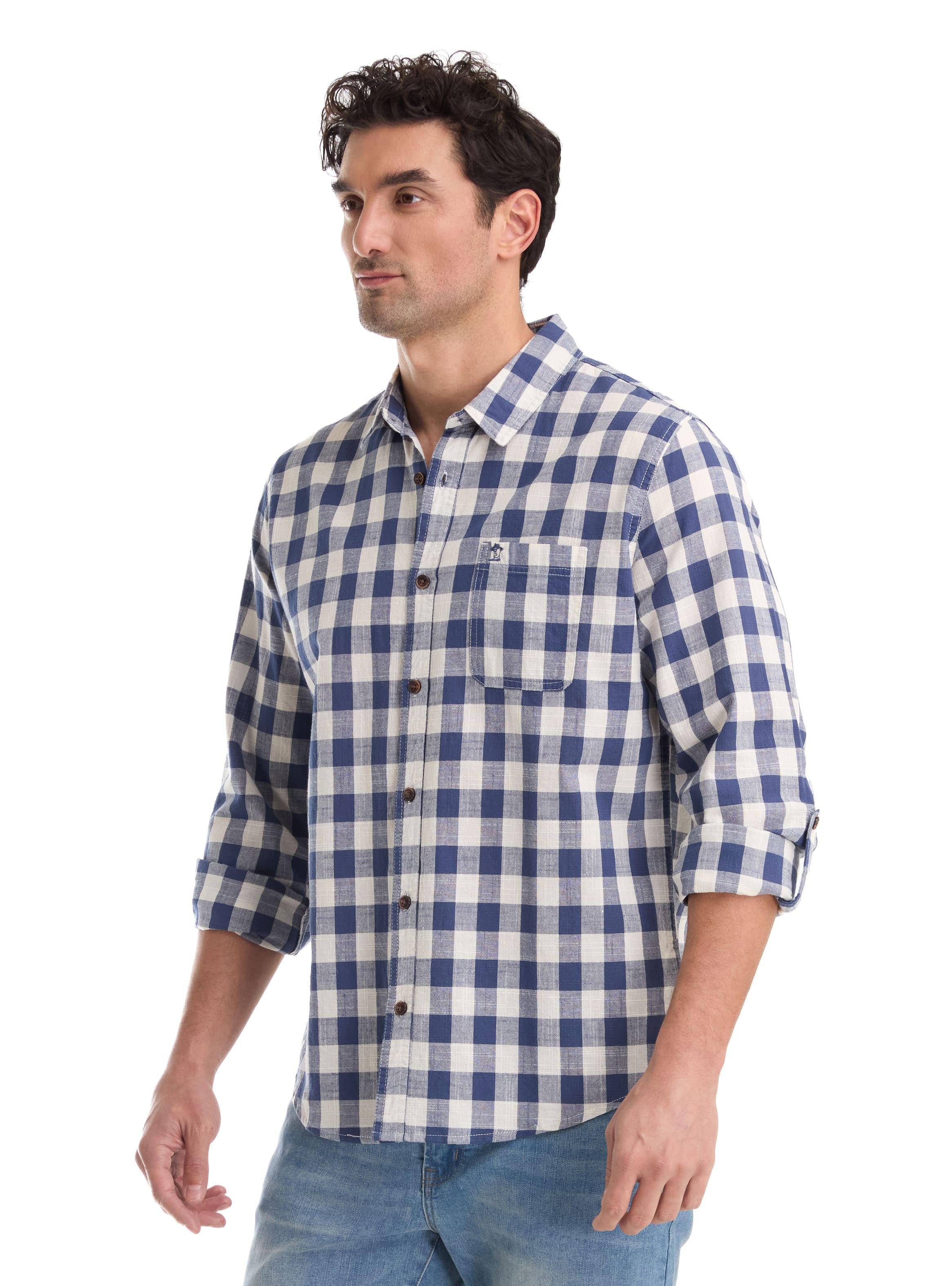 CAMISA CASUAL HOMBRE PANAMA JACK - K865 | AZUL - 6
