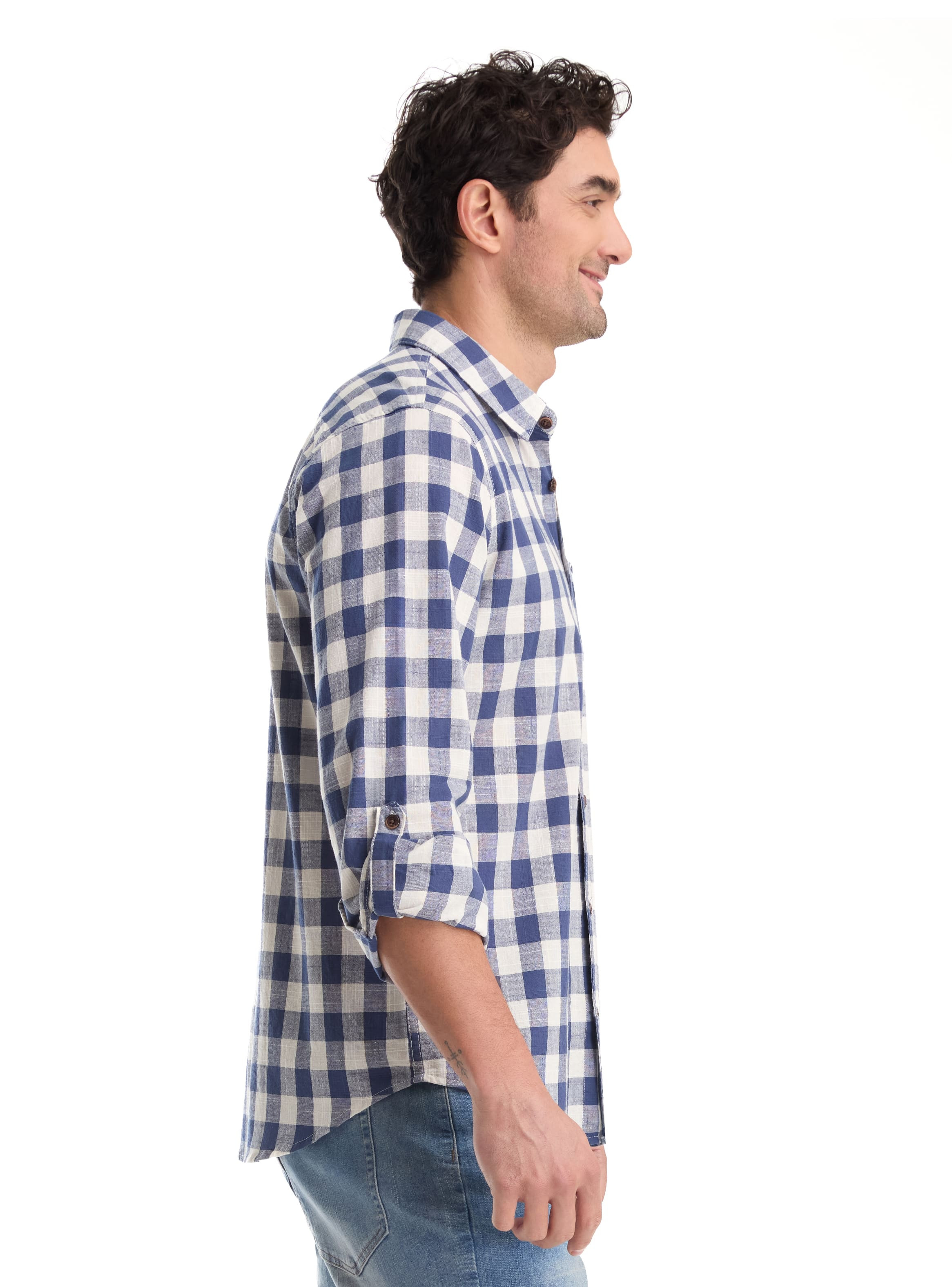 CAMISA CASUAL HOMBRE PANAMA JACK - K865 | AZUL - 7