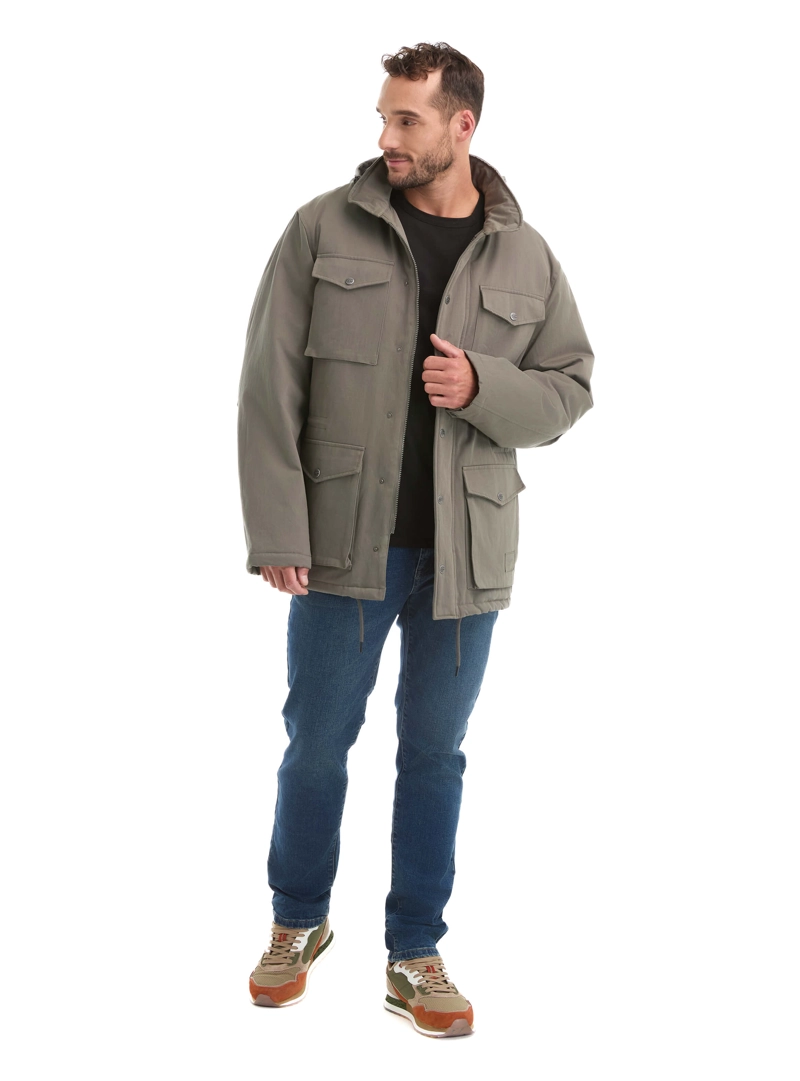 CHAQUETA HOMBRE WAXED GORRO PANAMA JACK - L970 | VERDE - 6