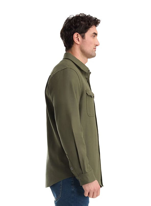 SOBRECAMISA CASUAL HOMBRE PANAMA JACK - K871 | VERDE - 2