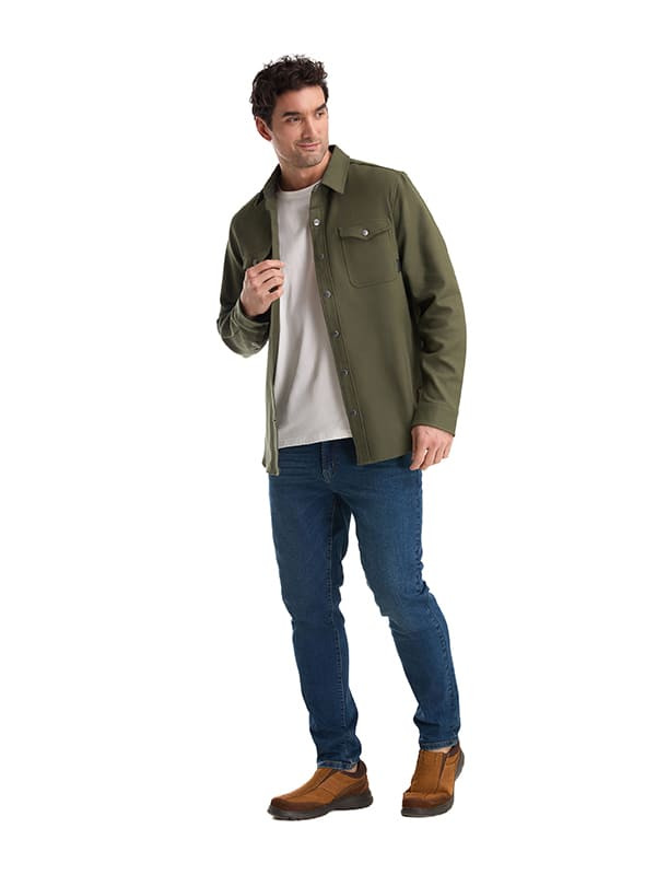 SOBRECAMISA CASUAL HOMBRE PANAMA JACK - K871 | VERDE - 5
