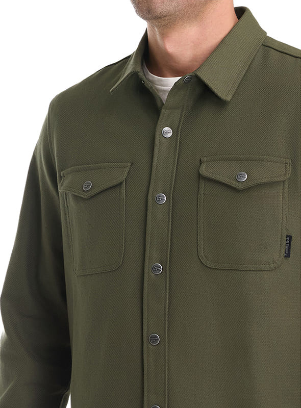 SOBRECAMISA CASUAL HOMBRE PANAMA JACK - K871 | VERDE - 6