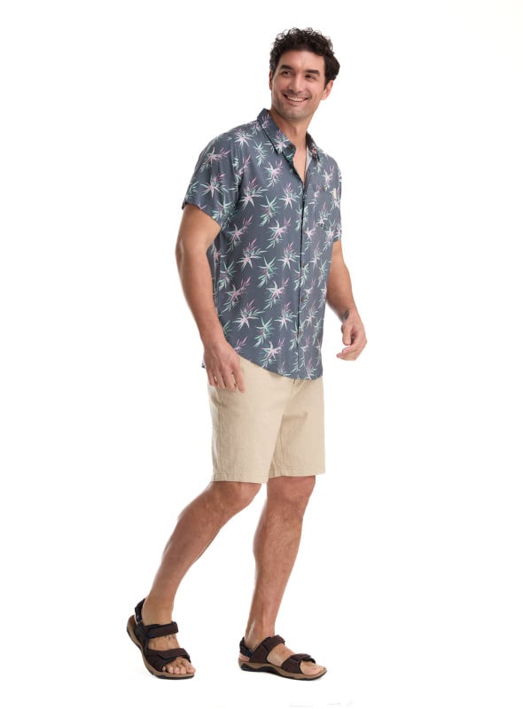 GUAYABERA CASUAL HOMBRE PANAMA JACK - G972 | GRIS - 1