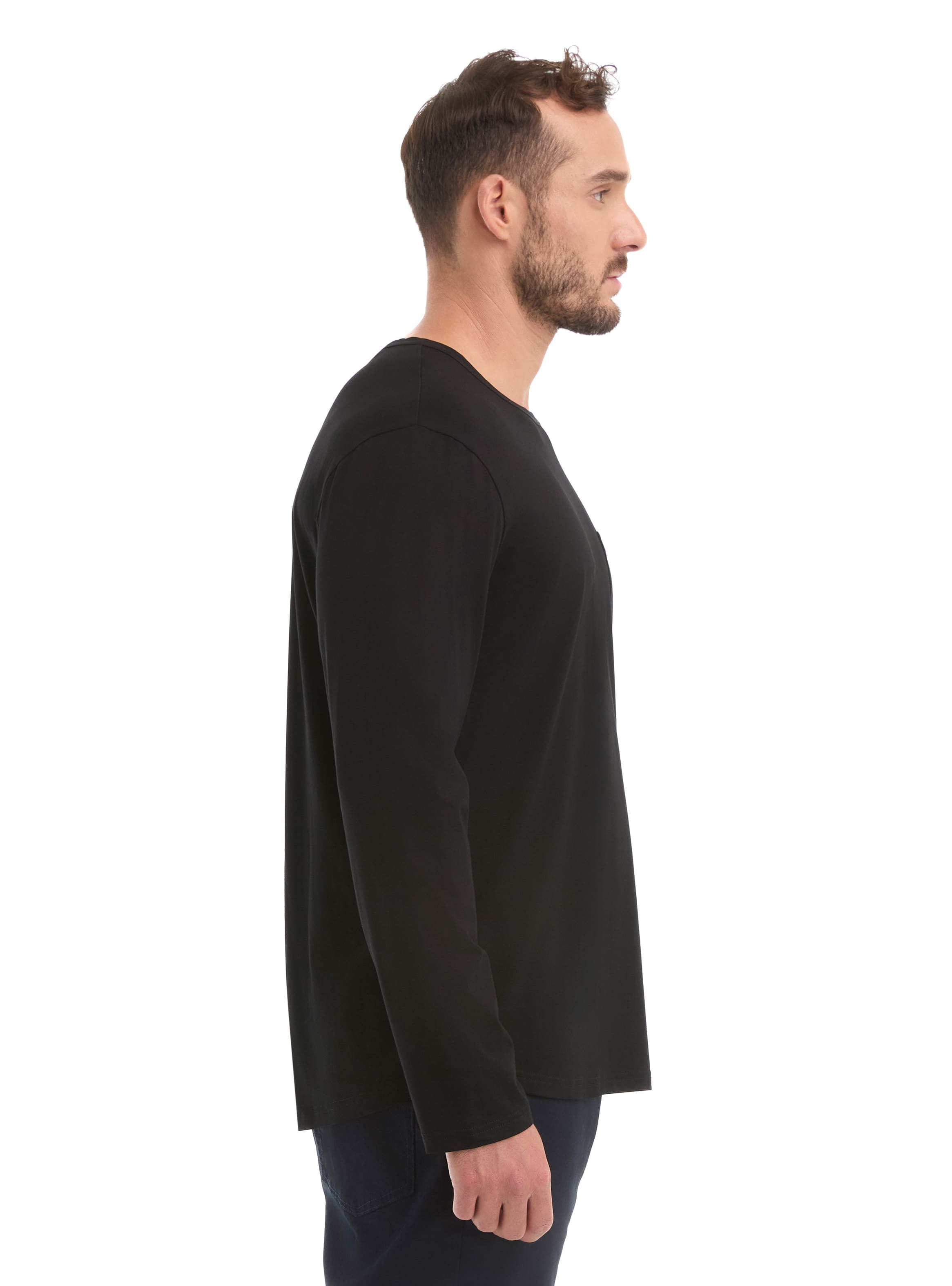 POLERA HOMBRE MANGA LARGA PANAMA JACK - L960 | NEGRO - 3