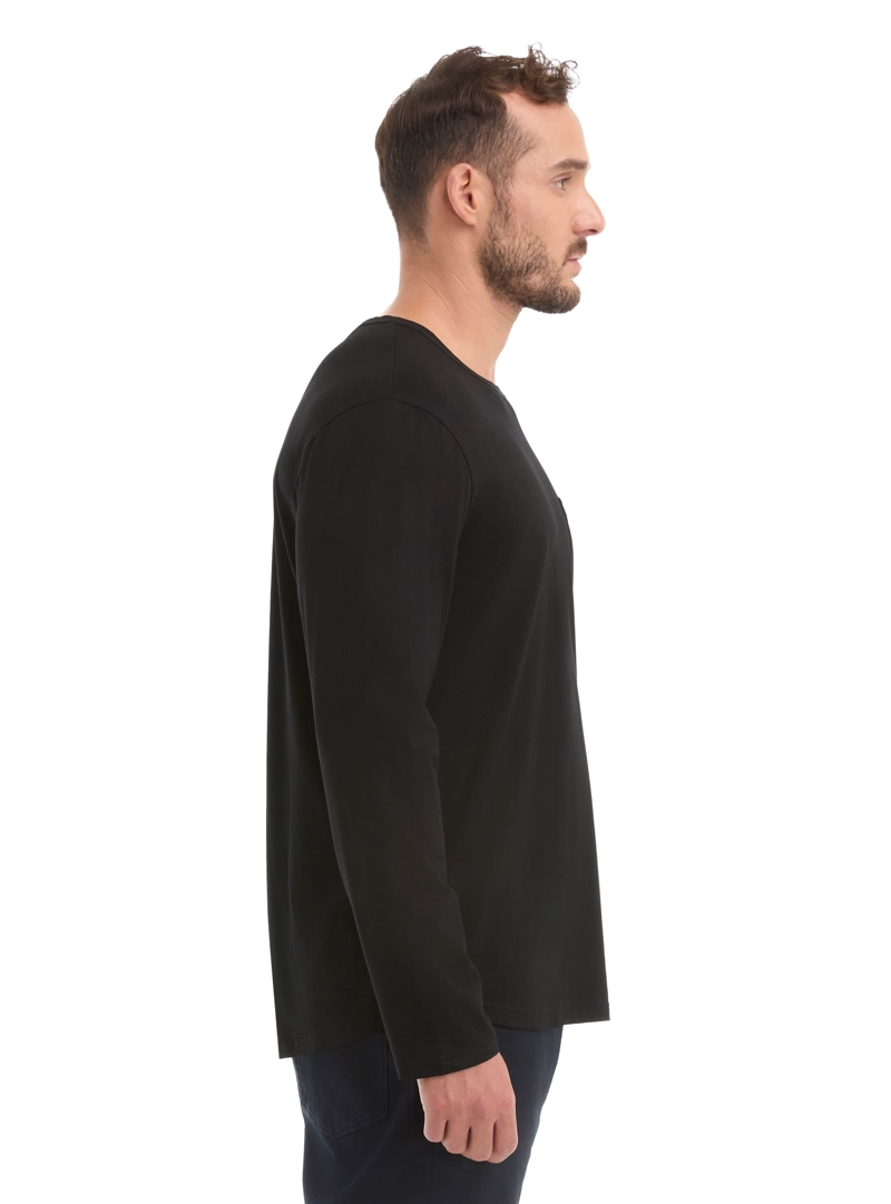 POLERA HOMBRE MANGA LARGA PANAMA JACK - L960 | NEGRO - 3