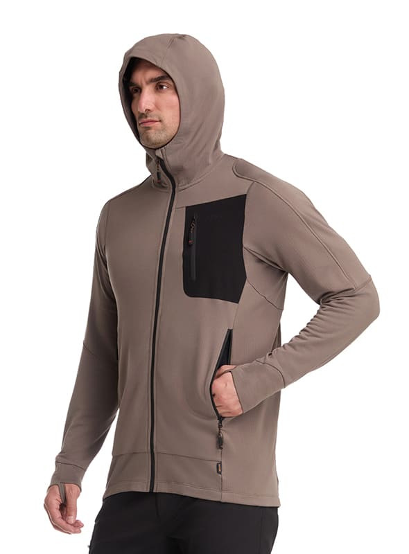 POLERON OUTDOOR Y CASUAL HOMBRE PJACK - K852 | MARRON CLARO - 5