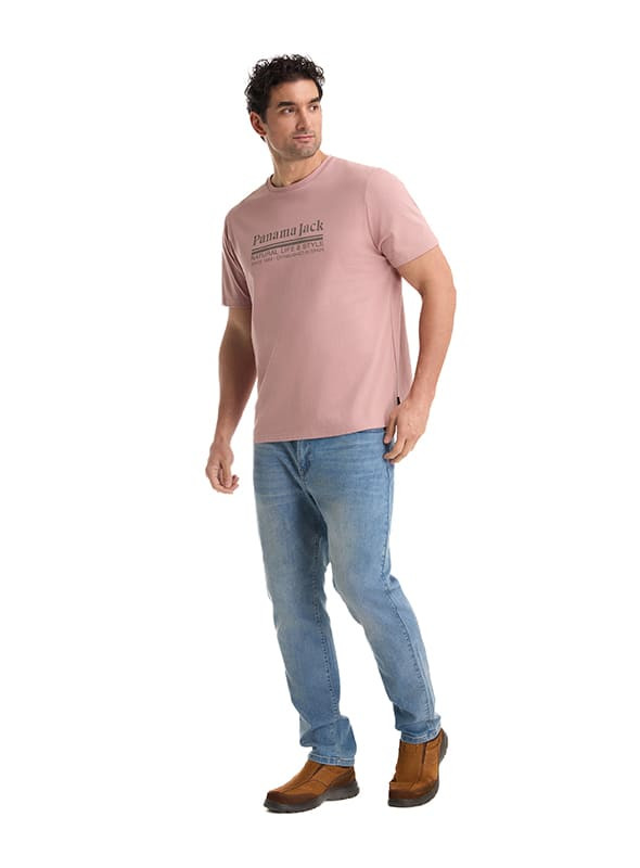 POLERA CASUAL HOMBRE PANAMA JACK - K857 | ROSA - 5