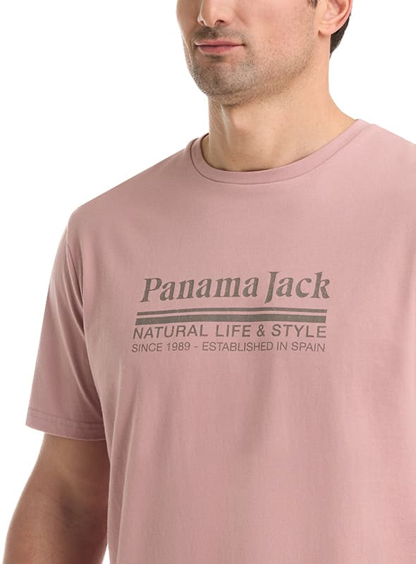 POLERA CASUAL HOMBRE PANAMA JACK - K857 | ROSA - 6