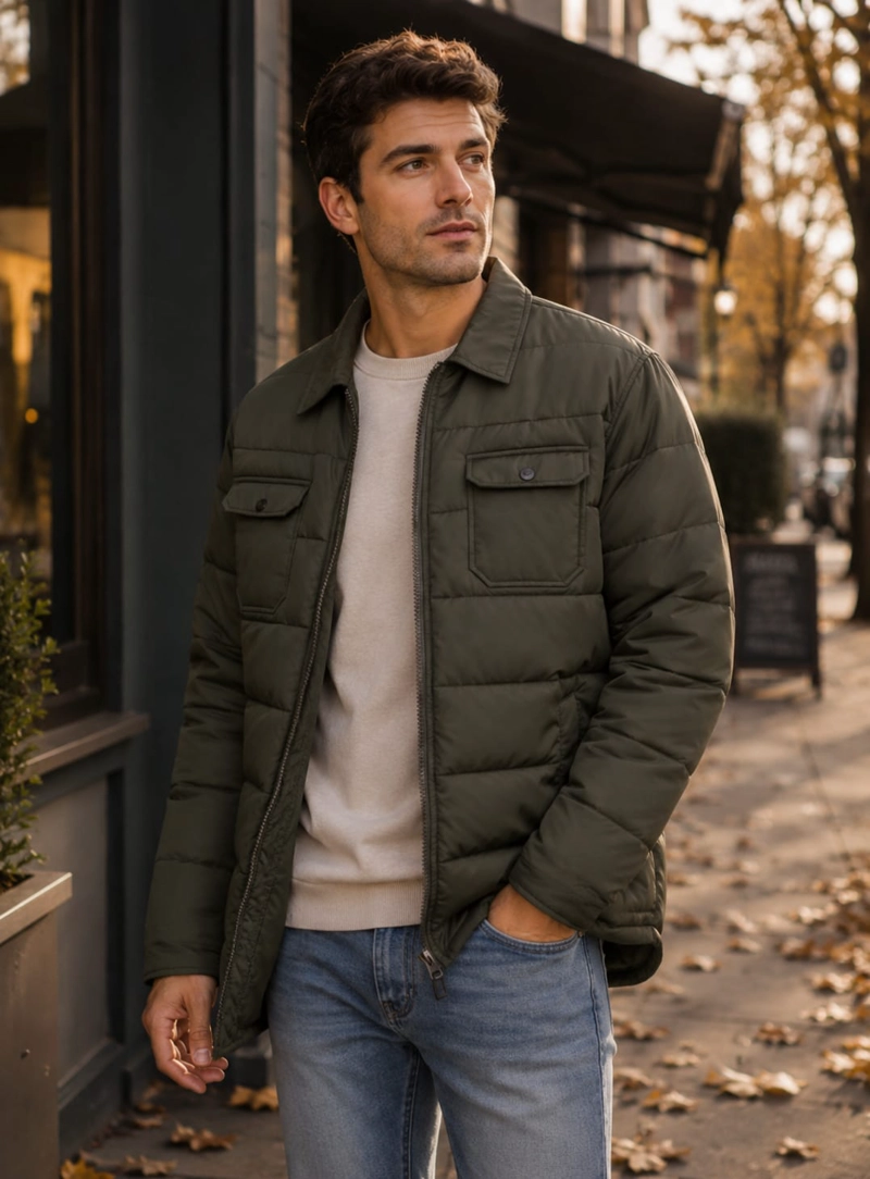 PARKA HOMBRE CASUAL PANAMA JACK - H954 | VERDE - 1