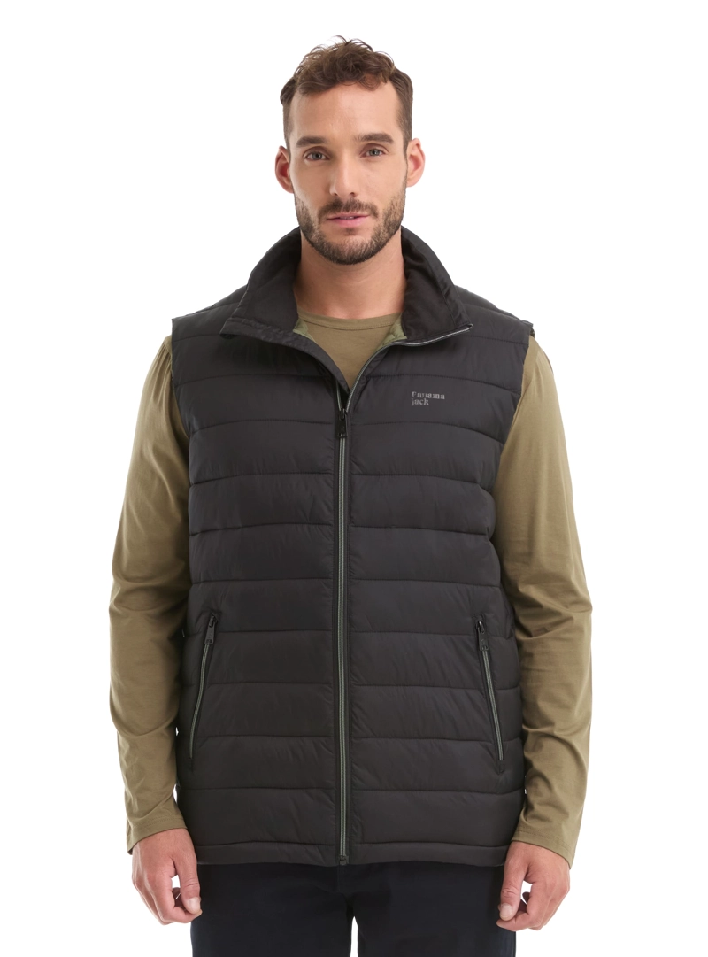 PARKA HOMBRE SIN MANGA LIVIANA ACOLCHADA PANAMA JACK - L974 | NEGRO - 2