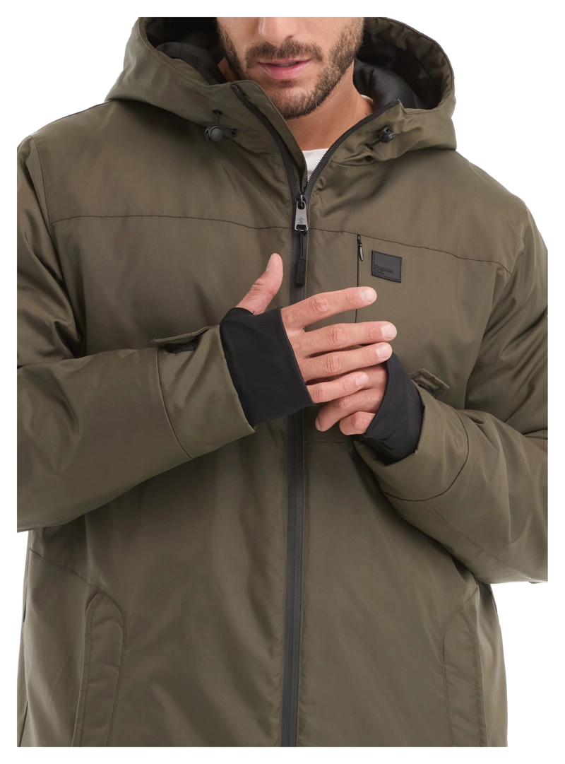 PARKA HOMBRE IMPERMEABLE OUTDOOR PANAMA JACK - L975 | VERDE - 7