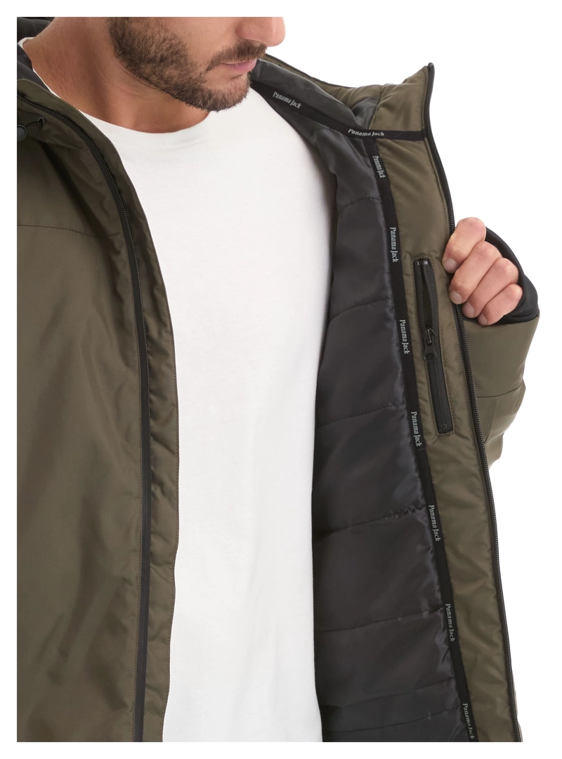 PARKA HOMBRE IMPERMEABLE OUTDOOR PANAMA JACK - L975 | VERDE - 8